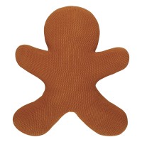 Подушка вязаная classy gingerbread из коллекции new year essential, 38х44 см