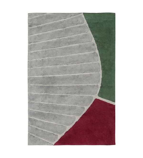 Ковер из хлопка с рисунком tea plantation из коллекции terra, 160х230 см