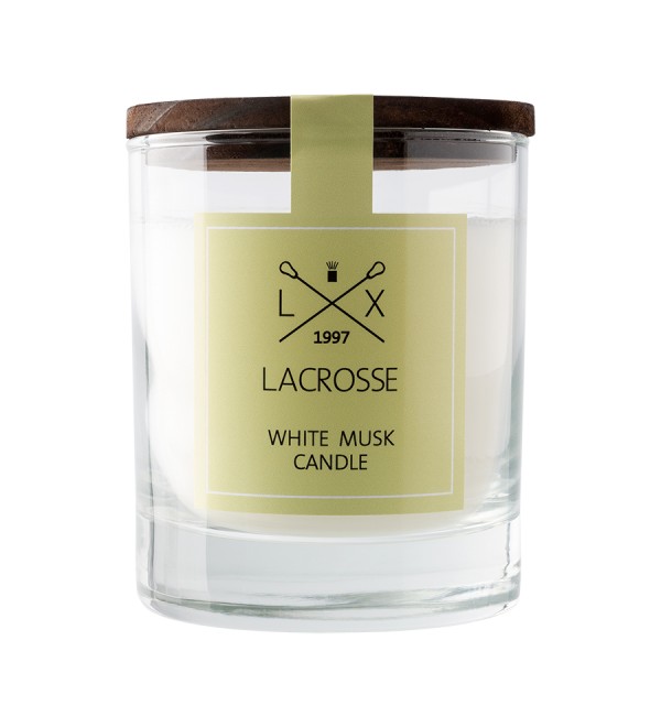 Свеча ароматическая lacrosse, white musk, 40 ч