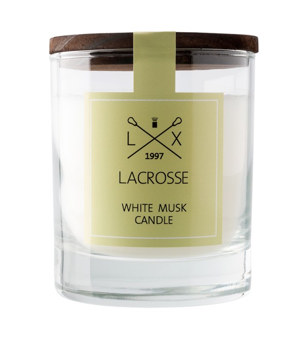 Свеча ароматическая lacrosse, white musk, 40 ч