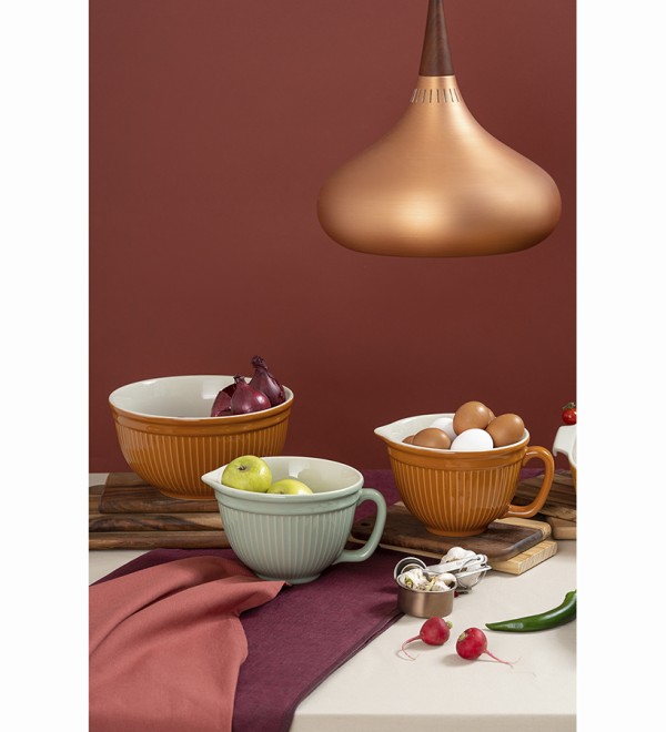 Миска soft ripples, 3 л, красная