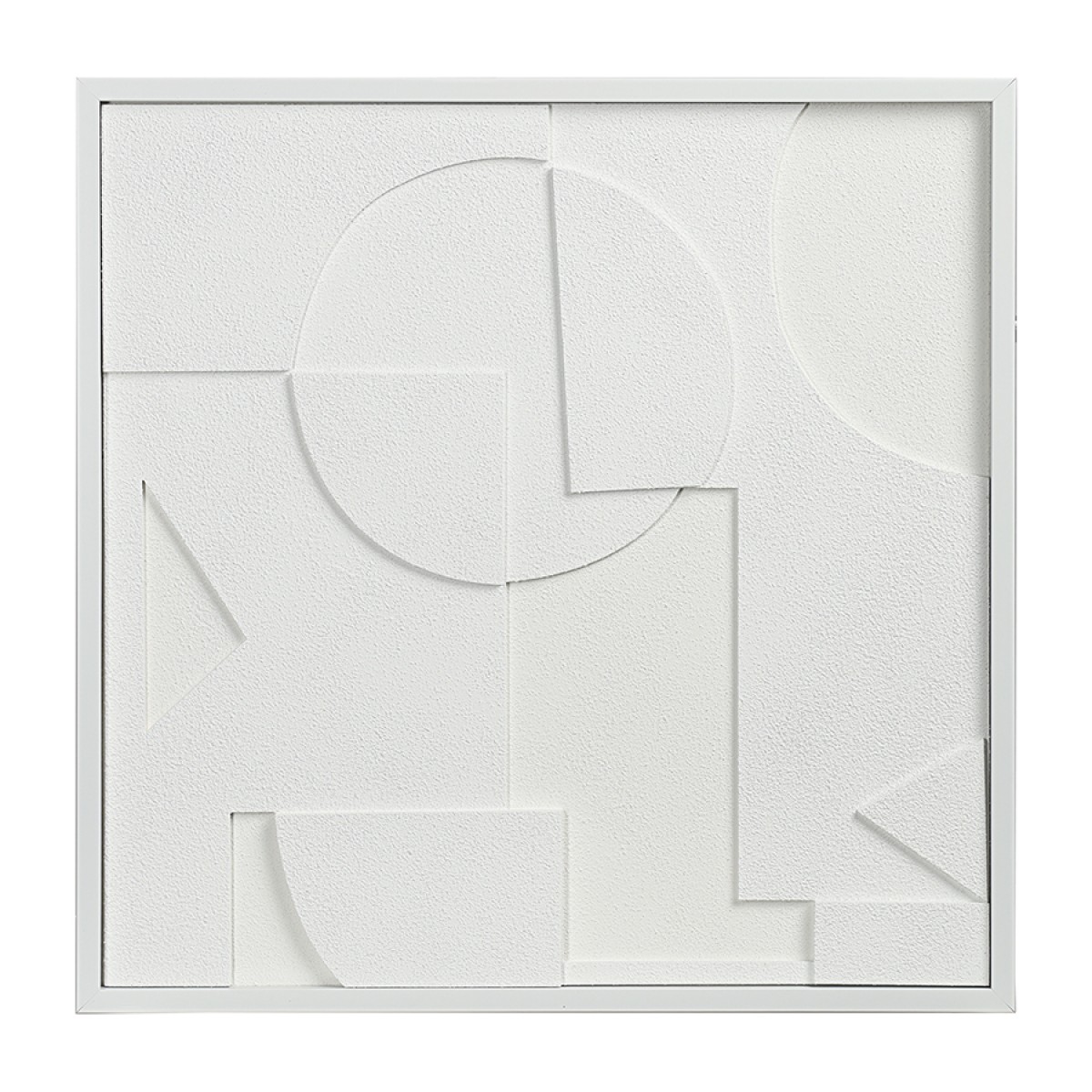 Панно декоративное с эффектом 3d minimalism, с белой рамой, 60х60 см