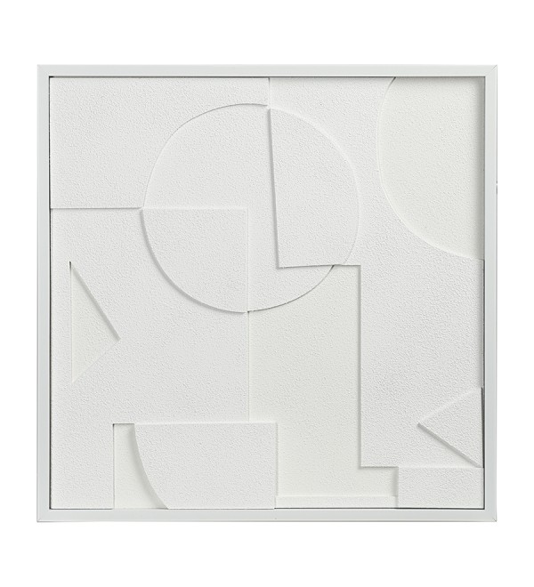 Панно декоративное с эффектом 3d minimalism, с белой рамой, 60х60 см
