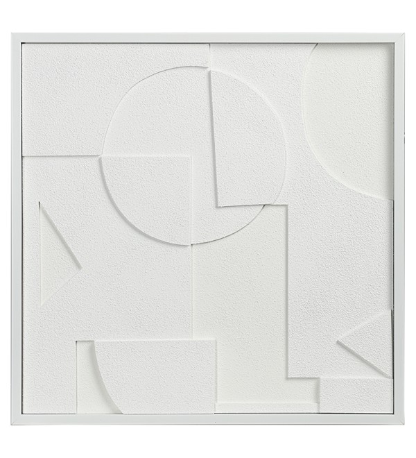 Панно декоративное с эффектом 3d minimalism, с белой рамой, 60х60 см