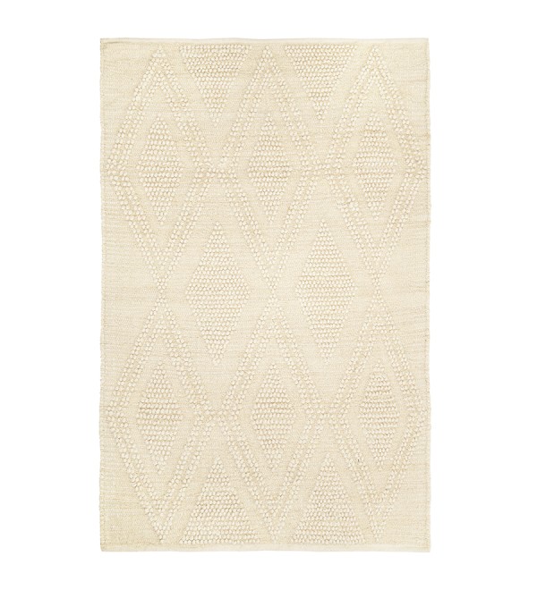 Ковер из шерсти и переработанного хлопка shillong из коллекции ethnic, 120х180см
