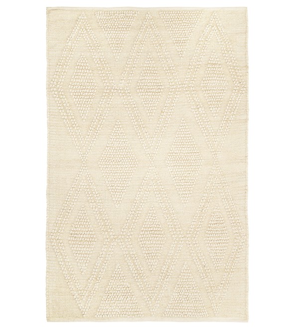 Ковер из шерсти и переработанного хлопка shillong из коллекции ethnic, 120х180см