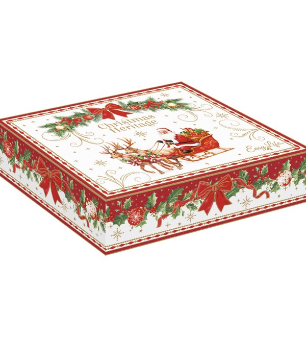 Поднос декоративный christmas heritage, 14х11 см