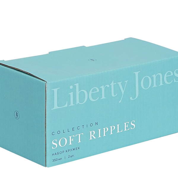 Набор кружек soft ripples, dual glazing, 350 мл, 2 шт.