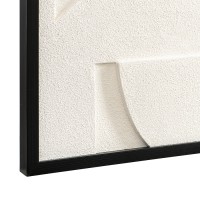Панно декоративное с эффектом 3d minimalism, с черной рамой, 60х60 см