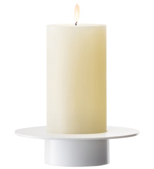 Ваза beacon, 30 см, белая
