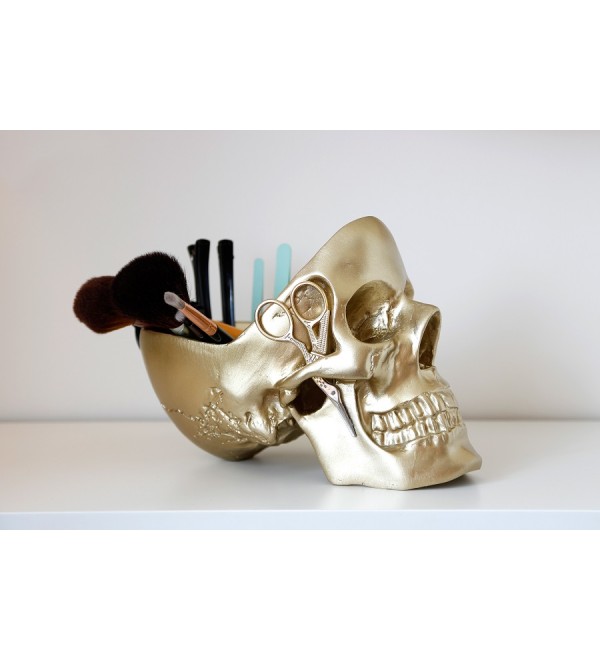 Органайзер для мелочей skull, золотой