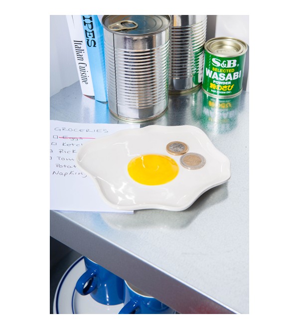 Поднос декоративный fast food, egg, 14,5x14 см