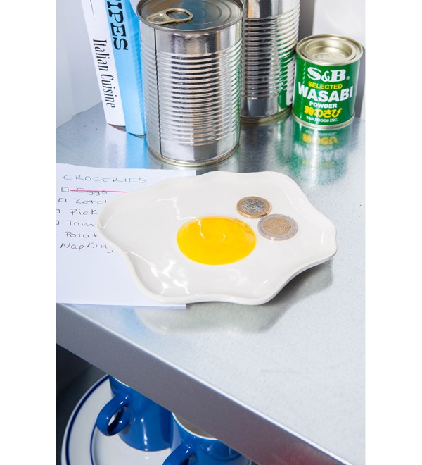 Поднос декоративный fast food, egg, 14,5x14 см
