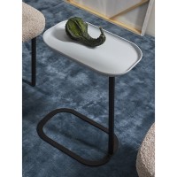 Столик приставной sustainable collection, 40,6х28 см, серый/черный
