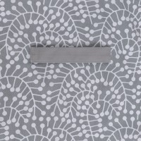 Фартук из хлопка серого цвета с принтом Спелая Смородина из коллекции scandinavian touch, 70х85 см
