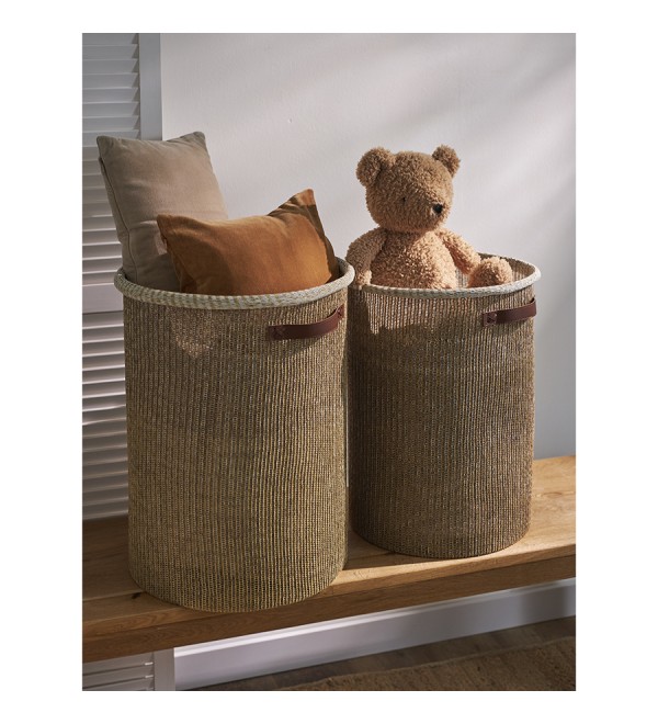 Корзина для хранения sustainable collection, D42х55 см, бежевая