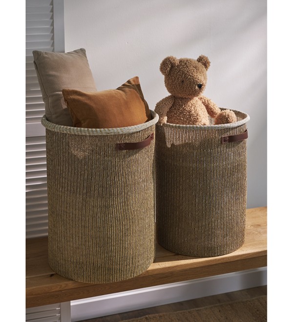 Корзина для хранения sustainable collection, D42х55 см, бежевая