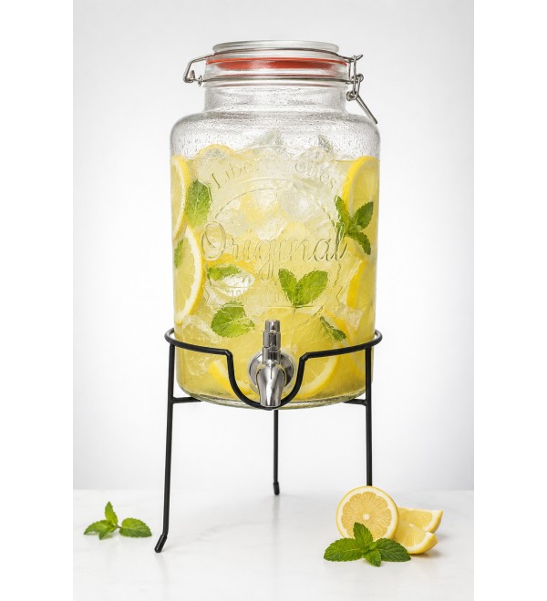 Диспенсер для напитков с подставкой maison jar, 5 л