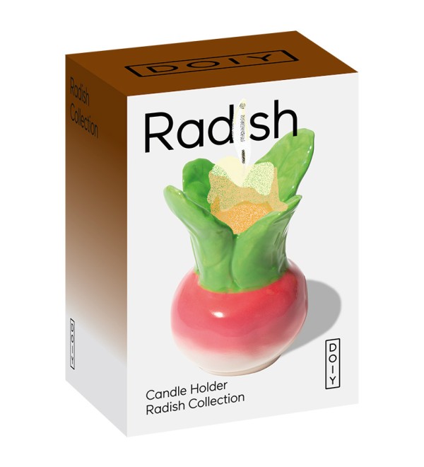 Подсвечник radish, 6,7 x 6,7 x 8,7 см