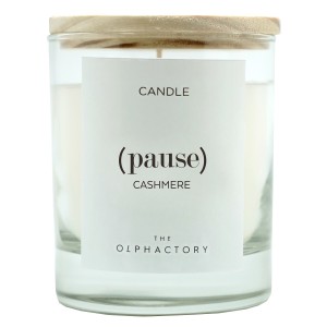 Свеча ароматическая the olphactory, pause, cashmere, 40 ч