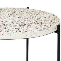 Столик кофейный josen terrazzo, D43 см