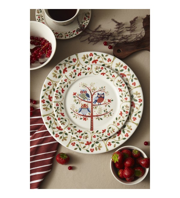 Тарелка owl из коллекции birds of paradise, D21 см