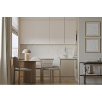 Лампа настольная texture sleek, D32x42 см, белая