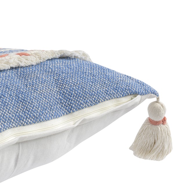 Чехол на подушку с кисточками и бахрамой из коллекции ethnic, 35х60 см