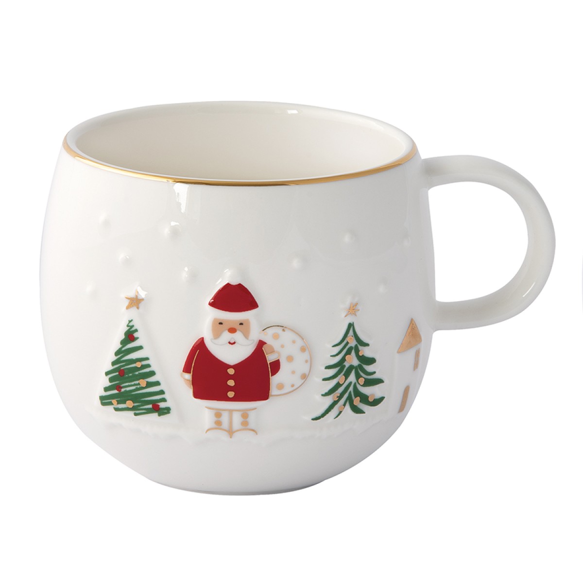 Кружка let it snow, santa, 400 мл