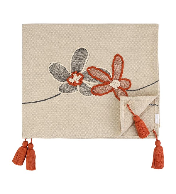 Дорожка на стол stone flowers из коллекции ethnic, 45х150 см