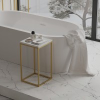 Набор из 2-х столиков mayen gold, белые/золотистые