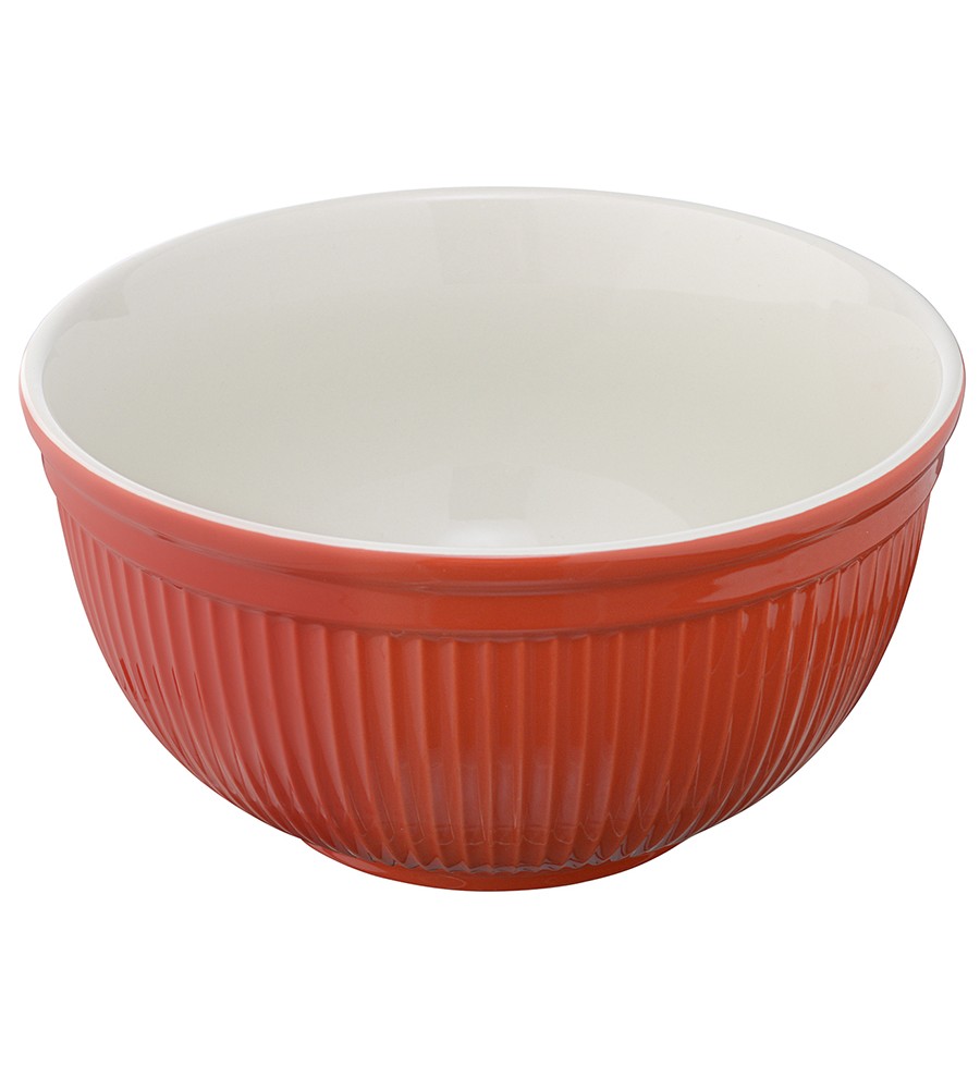 Миска soft ripples, 3,9 л, красная