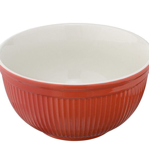 Миска soft ripples, 3,9 л, красная