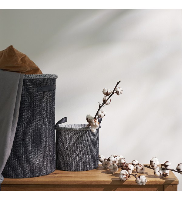 Корзина для хранения sustainable collection, D22х23 см, черная