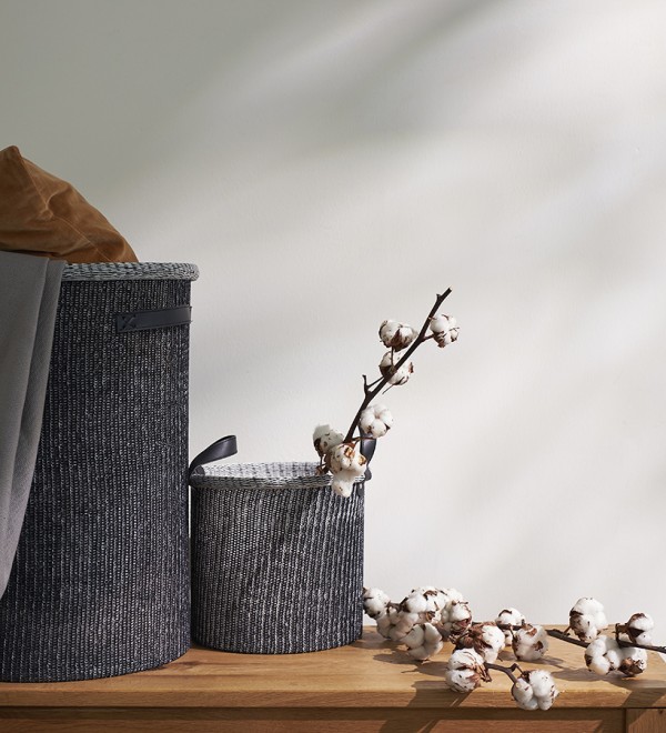 Корзина для хранения sustainable collection, D22х23 см, черная