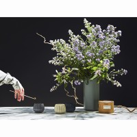 Свеча ароматическая green tea & pear blossom из коллекции edge, бежевый, 30 ч