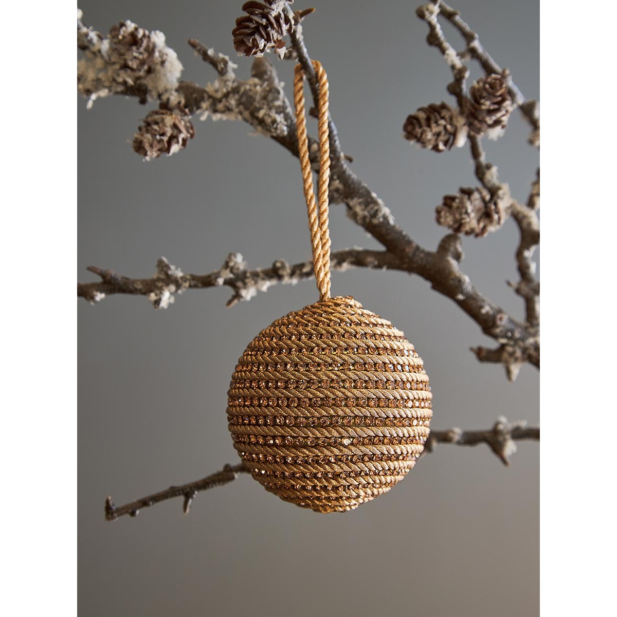 Набор елочных украшений rustic diamonds из коллекции new year essential, 3 шт.
