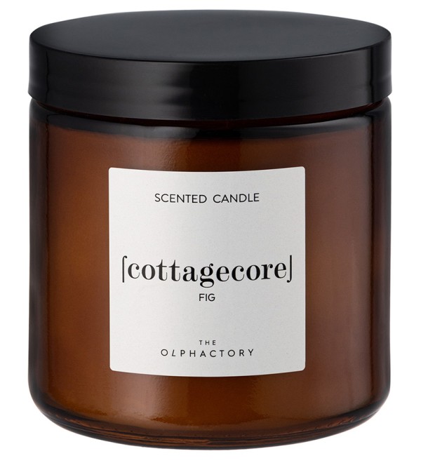 Свеча ароматическая the olphactory, cottagecore, fig, 60 ч