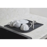 Коврик для сушки посуды dry flex, 34,6х44,6 см, графит