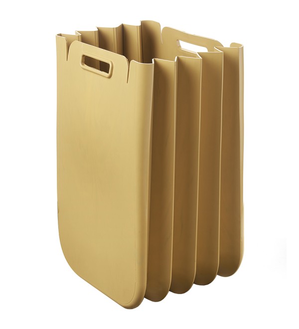 Корзина для белья складная eco packly, горчичная