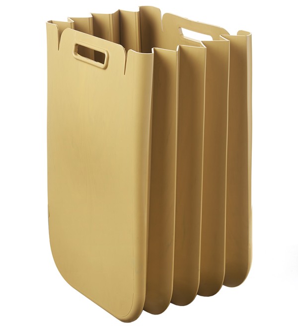 Корзина для белья складная eco packly, горчичная