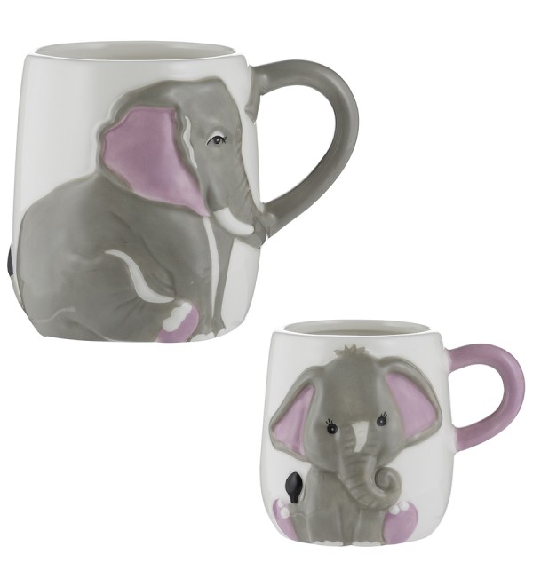 Набор из 2 кружек elephant, 405 мл и 195 мл