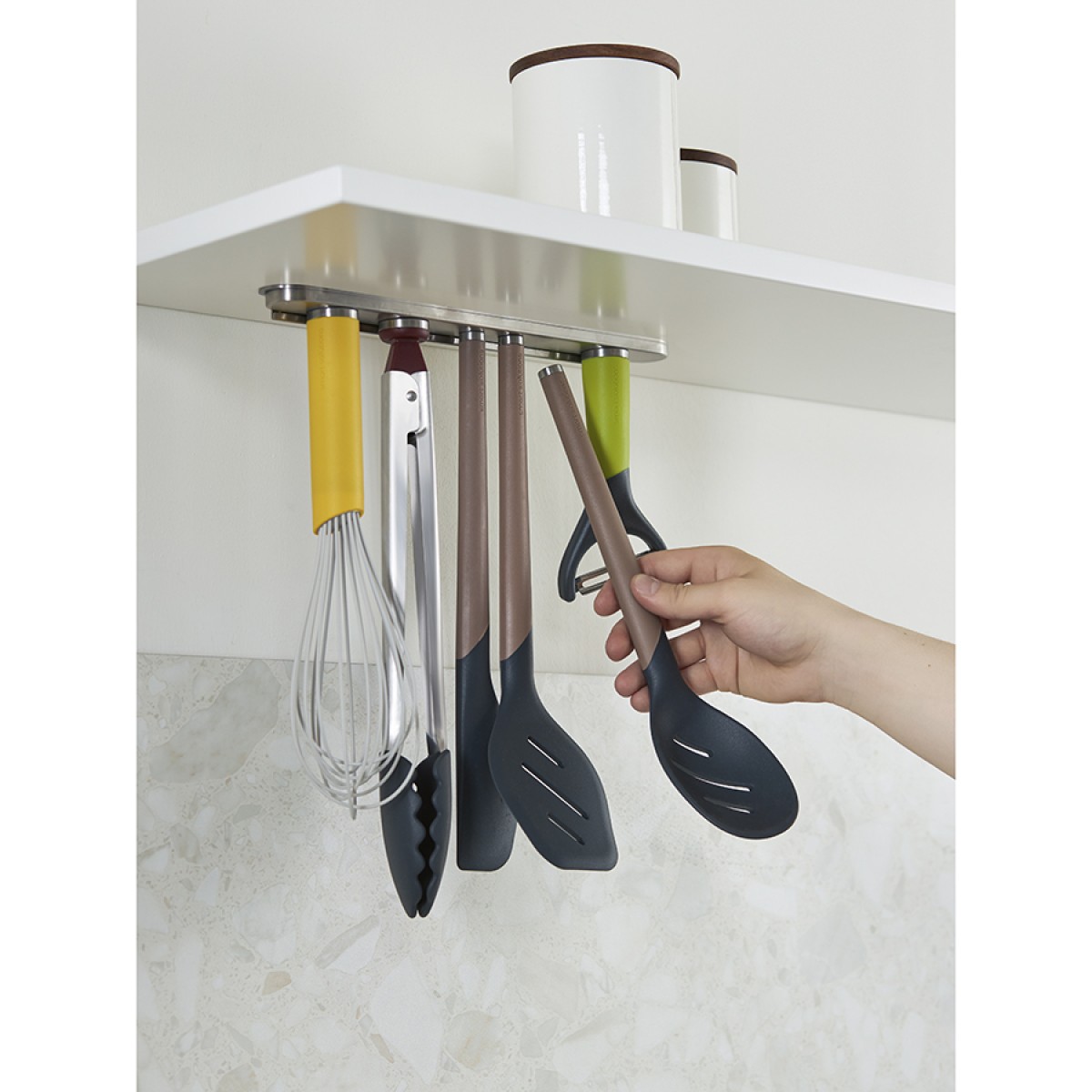 Шумовка smartchef, 31 см, капучино-графит