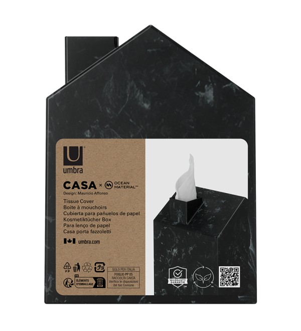 Бокс для салфеток casa, черный
