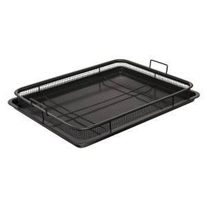 Противень для запекания с решеткой-гриль roast masters, 36х45 см, черный