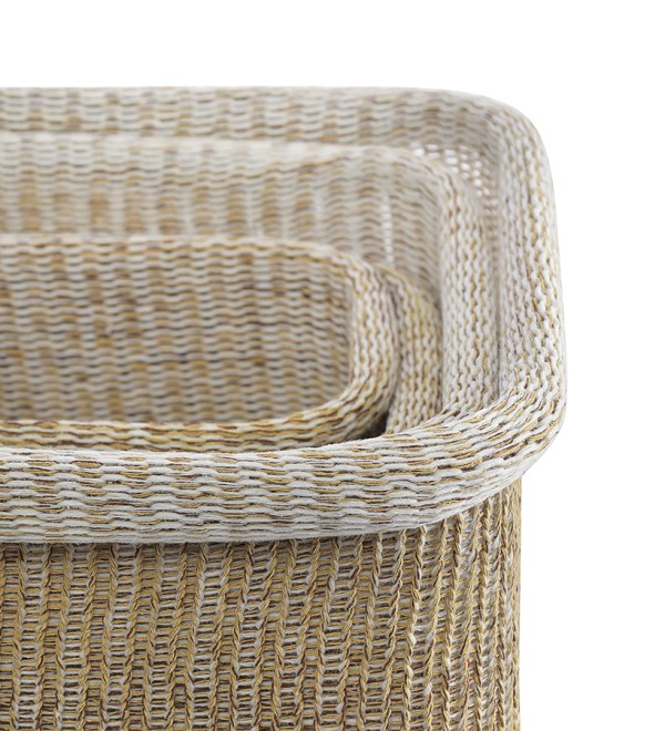 Набор из 4-х корзин для хранения sustainable collection, бежевый