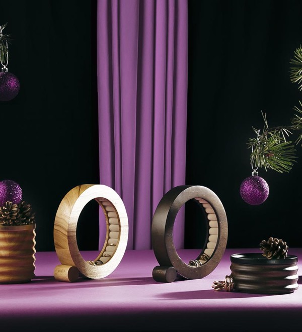 Шкатулка для украшений tesora, черный орех