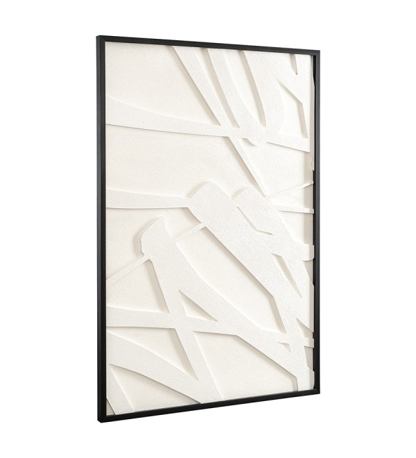 Панно декоративное с эффектом 3d minimalism, с черной рамой, 70х100 см