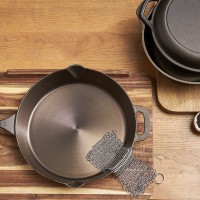 Губка кольчужная для чистки чугуна и нержавеющей стали, 20х15 см