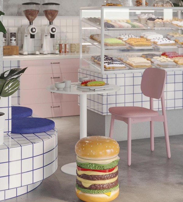 Стол обеденный favian, D70 см, белый